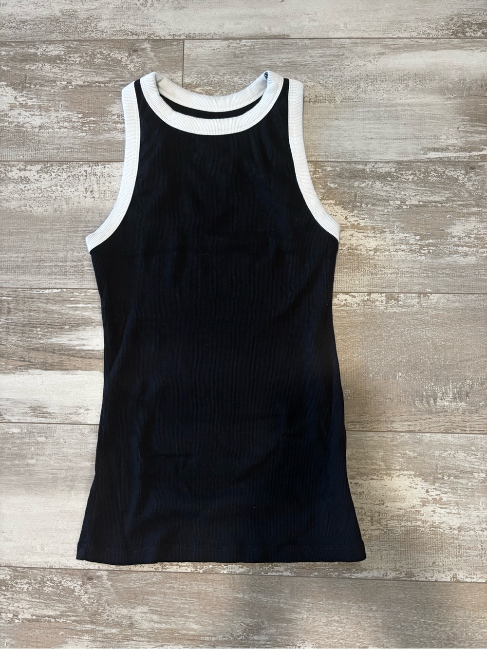 A New Day Black/White Contrast Tank small